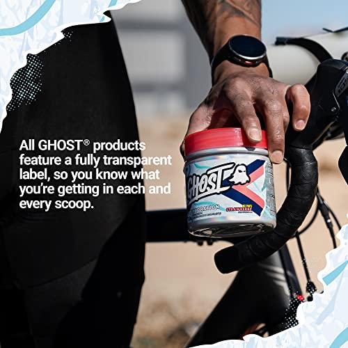 GHOST Hydration, Kiwi Strawberry, 40 Serv, Electrolyte Powder - Drink Mix Supplement with Magnesium, Potassium, Calcium, V...