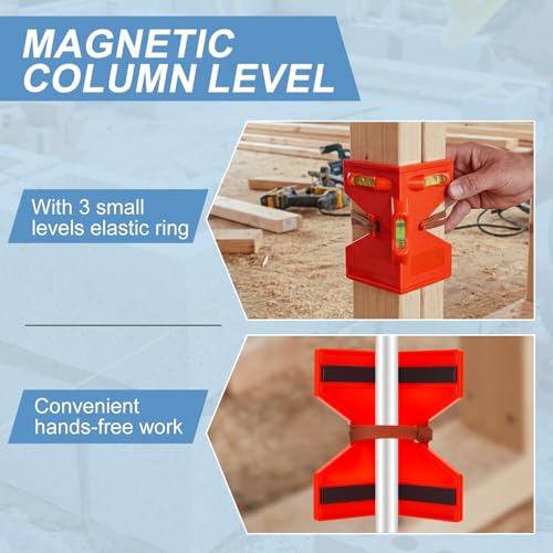 Amylove 3 Rolls Mason Line String with 1 Post & 1 Pipe Level & 5 Line Levels, #18 500 Feet Braided Construction Nylon Twin...