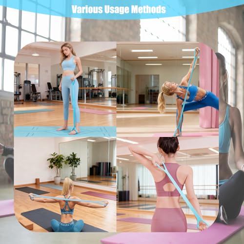 Adjustable Portable Stretching Device and Fitness Resistance Band for Home Use, Enhanced Flexibility and Mobility Perfect ...