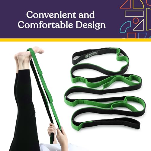 SPECIAL SUPPLIES Yoga Strap for Stretching, Stability Training, Fitness, Flexibility, Physical Therapy, Home Workout Equip...