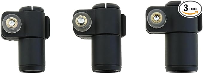 DGZZI 3PCS Hiking Pole Clip Replacement Part 14/16/18 Black Handle External Flip Lock Outdoor Repair Accessory Suitable fo...