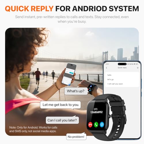 Smart Watch for Women Men,(Answer/Make Call) 1.83'' Fitness Activity Tracker Smartwatch for Android iPhone iOS Compatible,...