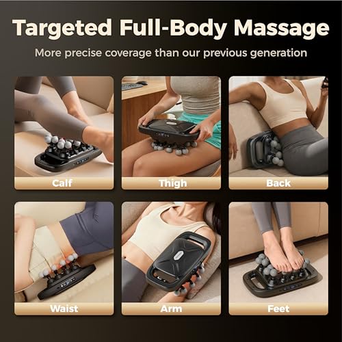 syufoo 20-Head Massage Gun Set,Deep Tissue Massage for Muscle Pain Relief,High-Power Electric Massager Gun with 3 Modes,30...