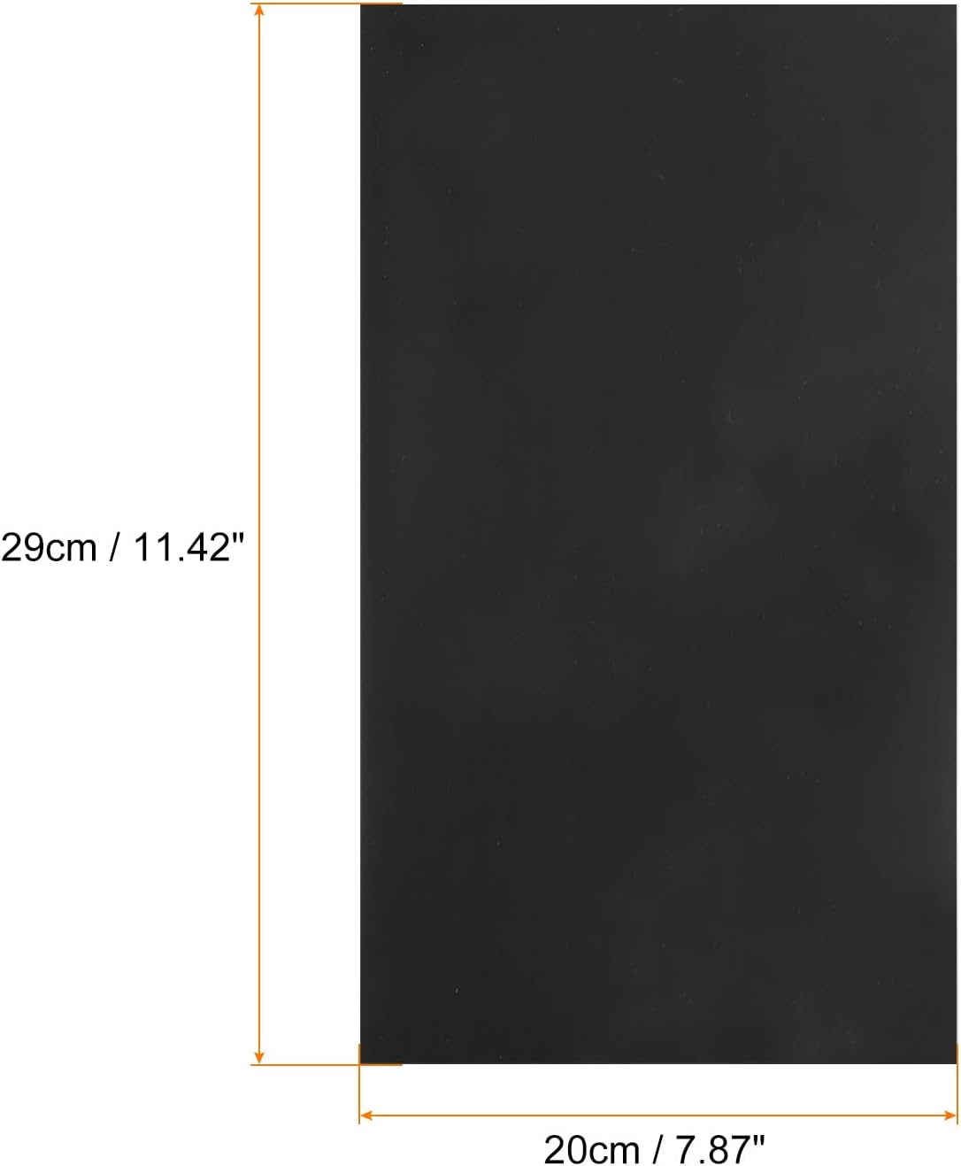 MECCANIXITY 50 Sheets Heat Reactive Foil, 20x29cm Black Foil Transfer Sheets Toner Reactive Foil Transfer Foil Sheets Hot Foil Stamping Paper for Crafts DIY Cardmaking Album Decoration