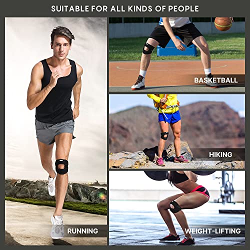 Fit Geno Patella Knee Brace for Women Men, 1-Pack Patellar Tendon Support Strap for Arthritis Tendonitis Running Jumpers K...