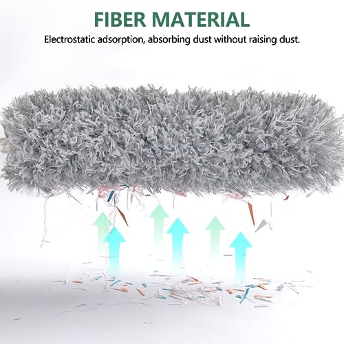 SetSail Extra-Long Dusters with Extension Pole 100-inch for Cleaning, Bendable Microfiber Head Washable Ceiling Fan Duster...