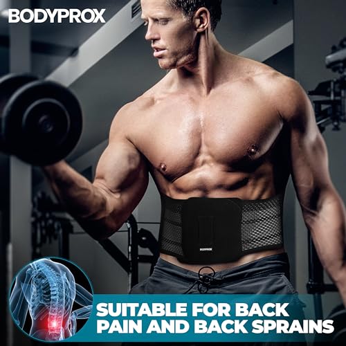 Bodyprox Breathable Back Brace, Back Support Brace for Men and Women. (X-Large)