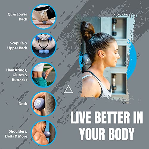 Tune Up Fitness – Alpha Ball | Large Therapy Ball | Massage Ball for Myofascial Release, Pain Relief - Back, Shoulders, Ha...