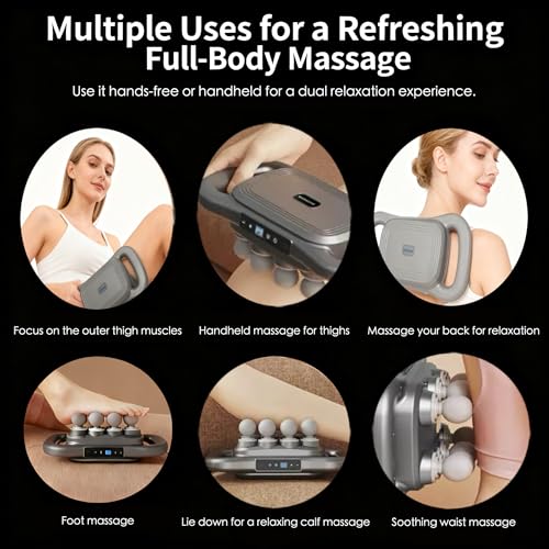 otpuskay 24-Head Deep Tissue Massage Gun Set – Portable Percussion Massager with 9 Modes & 9 Intensities, Quiet Rechargeab...