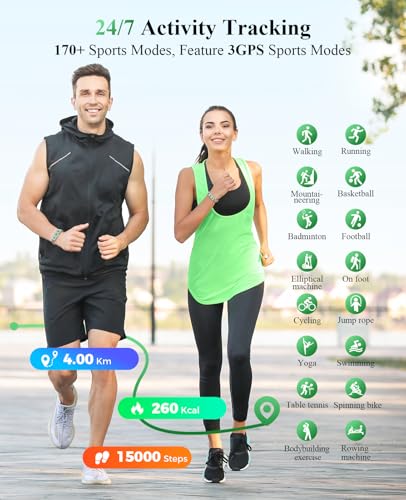 Smart Bracelet, Wearable Activity & Fitness Tracker Band, 24/7 Sleep Tracker, All-Day Continuous Heart Rate Blood Pressure...