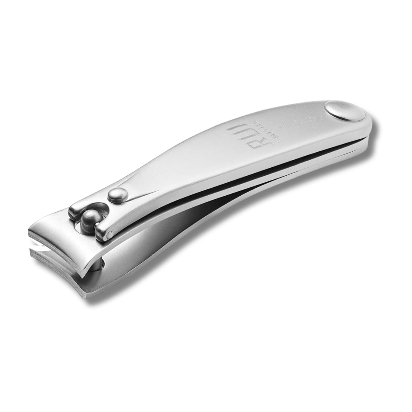 Rui Smiths Pro Precision Nail Clippers | TopInox Stainless Steel Manicure Pedicure Trimmer, Curved Cutting Edges, Travel Size, 6