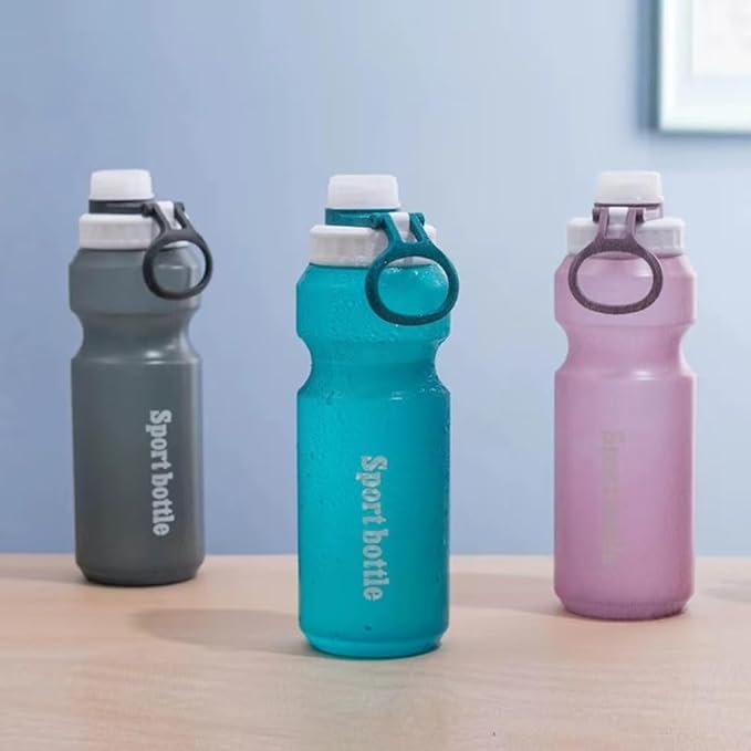 Sports Water Bottle, Plastic Water Bottle,BPA-Free,Leak-Proof, Reusable Water Bottle for School, Outdoor,Gym, Running, Hiking (Blue (26 OZ))