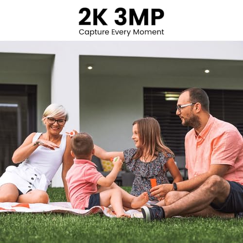 AOQEE Cameras for Home Security-2K Wireless Security Camera Outdoor with AI Motion Detection & Siren, Non-Stop Solar Power...