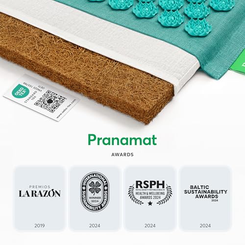 Pranamat Acupressure Large Mat with Regular & Moon Pillow Set, Premium Acupressure Therapy for Pain Relief and Relaxation,...