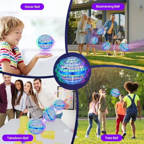 OFUN Flying Orb Ball Toys 2025 - Hover Ball Cosmic Globe Boomerang, Hand Controlled Drone Orbit, Cool Spinning Outdoor Toy...