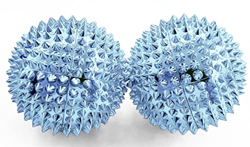 MySkills4Life 2X Spiky DBT Skill Balls | 2inch | Magnetic Stress Relief Balls | Spiky Massage Balls for Relaxation, Tensio...