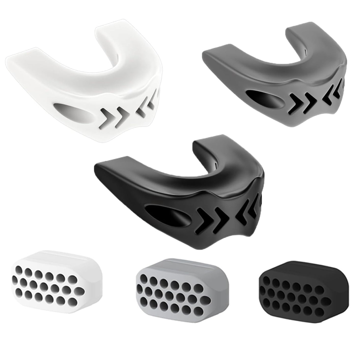 Jaw Trainer-Jawline Exerciser for Men & Women|3 Resistance Levels Jaw Exerciser for Beginner Intermediate & Advanced Users
