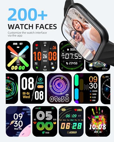 Parsonver Smart Watch, 5ATM Waterproof Watch for Swimming, Fitness Activity Tracker with 110+ Sports Modes, Heart Rate/Sle...