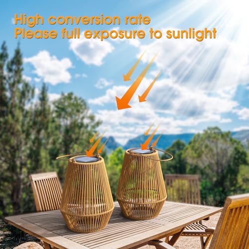 Solar Lanterns, KagoLing Solar Lanterns Outdoor Waterproof Gifts for Women Hanging Lights Outdoor Christmas Lamp Lights De...