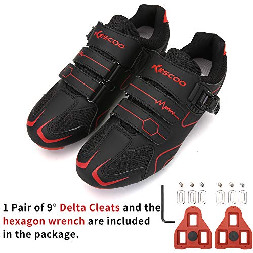 Unisex Cycling Shoes Compatible with pelaton Indoor Road Bike Riding Shoes for Men and Women Delta Cleats Clip Outdoor Pedal