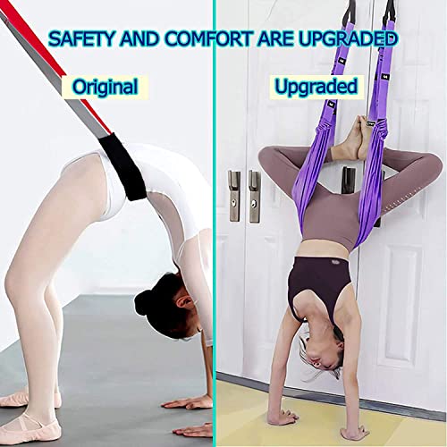 Yoga Fitness Stretching Strap, Adjustable Leg Stretcher Back Bend Assist Trainer, Improve Leg Waist Back Flexibility Home ...