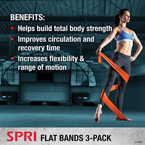 SPRI Flat Bands 3-Pack -