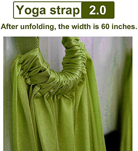 Fitness Yoga Stretching Strap, Adjustable Leg Stretcher Back Bend Assist Trainer, Improve Leg Waist Back Flexibility Home ...