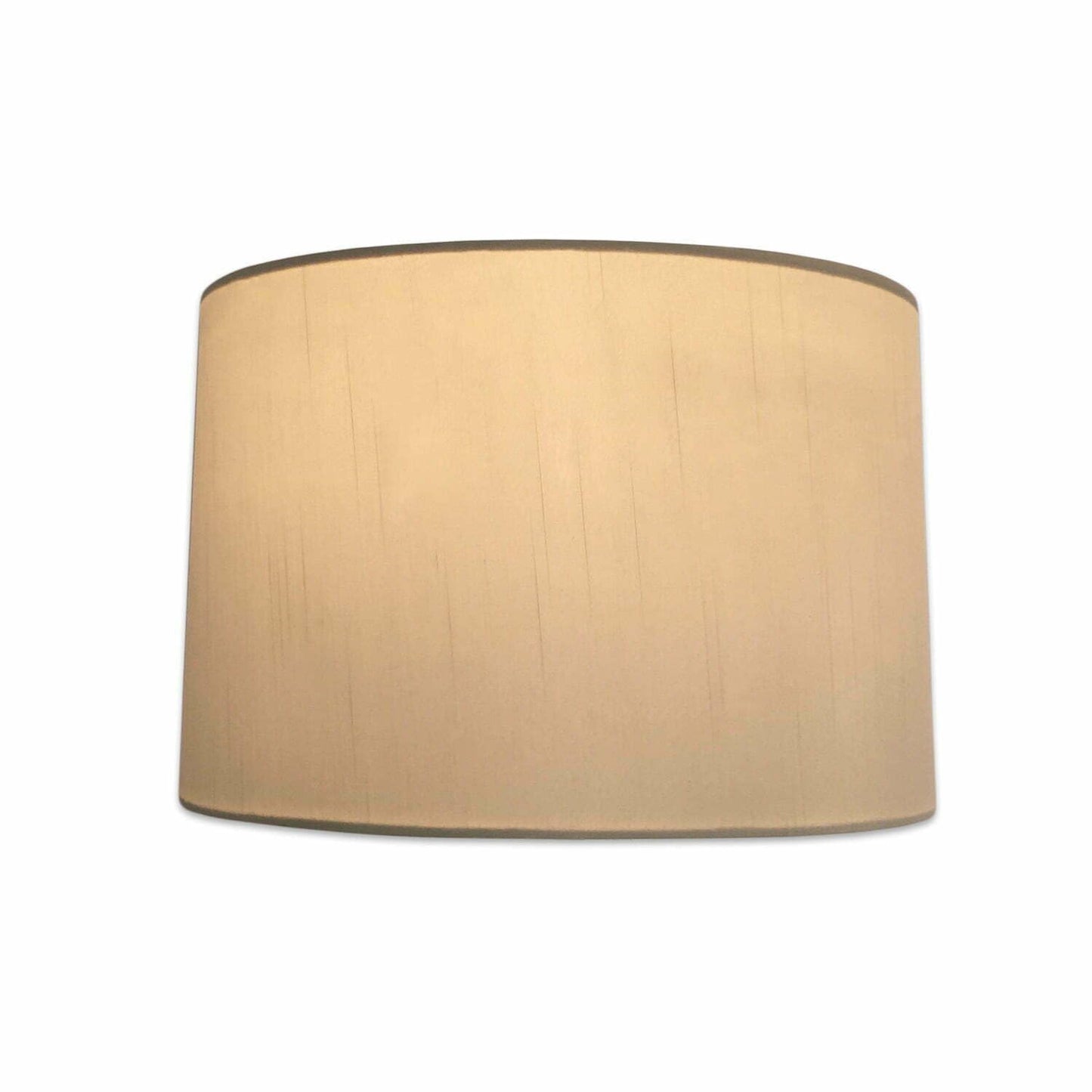 Royal Designs, Inc. Hardback Lamp Shade, Shallow Drum, 13x14x9, Eggshell, Model HB-610-14EG