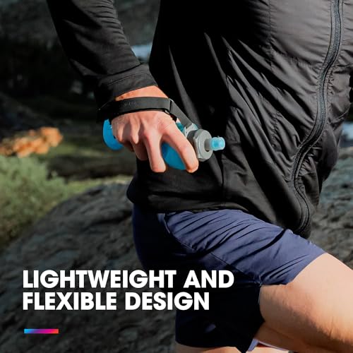 HydraPak SkyFlask Speed - Collapsible Handheld Running Water Bottle (350ml, 500ml, 500ml Insulated) - Adjustable Strap, Li...