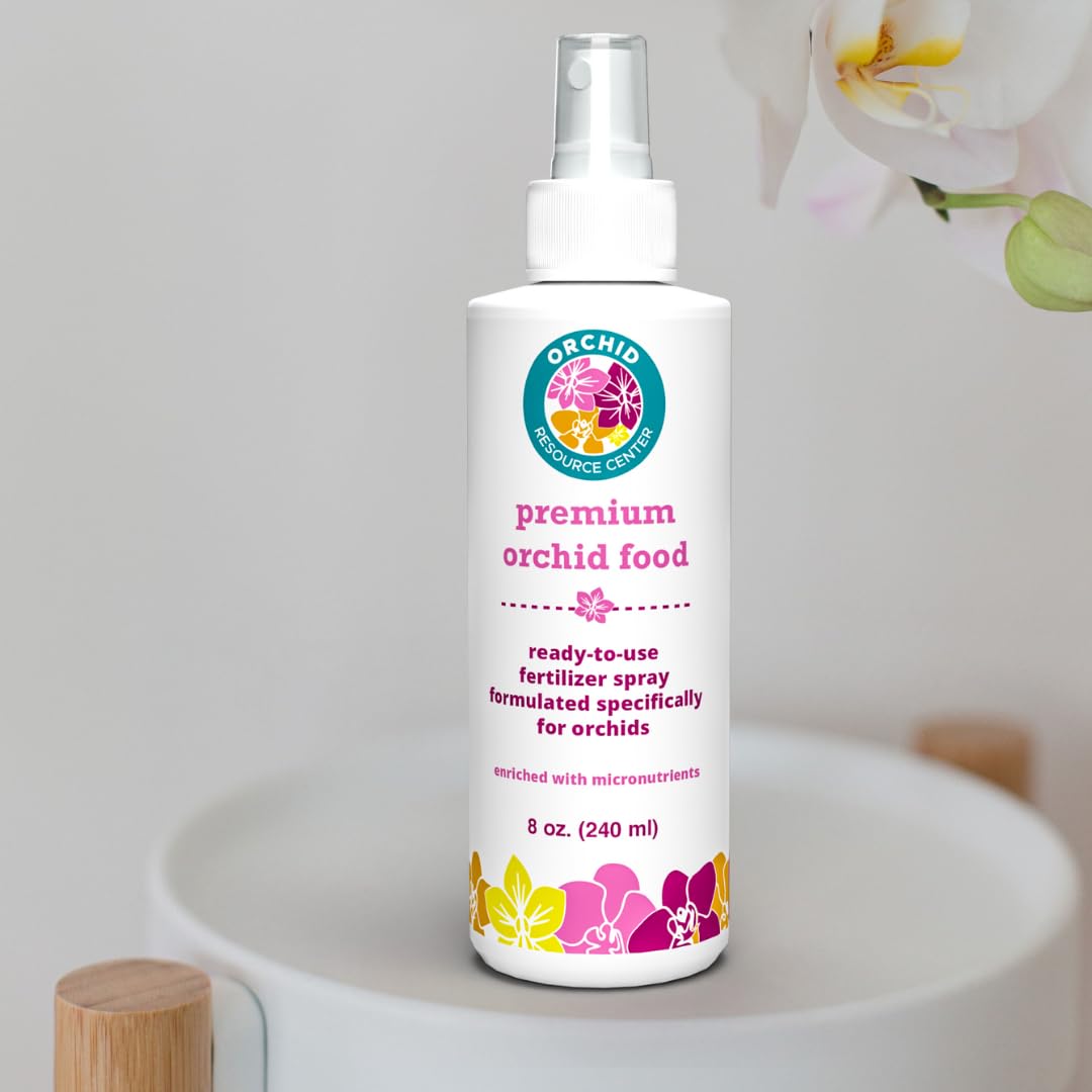 Orchid Fertilizer Spray – Nourishing Liquid Plant Food Mist for Healthy Orchids – Easy-to-Use Nutrient Boost for Vibrant Blooms & Healthy Roots – Made in USA – 8 oz