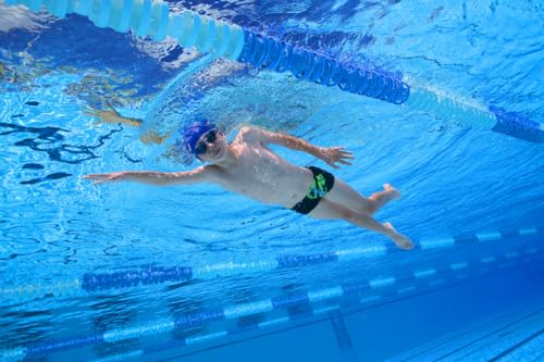 ARENA Tracks Unisex Junior Youth Essential Racing Swim Goggles Kids Swimmers Young Racers Anti-Fog Coated Mirror Lens, Sil...