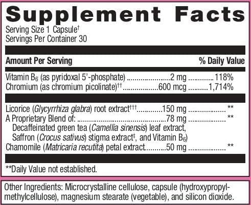 Metagenics HerWellness Naturally Balanced - Hormone Support Supplement* - Aids Sleep, Bloating, Fatigue & More* - Contains Saffron, Licorice Root & Vitamin B6-30 Capsules