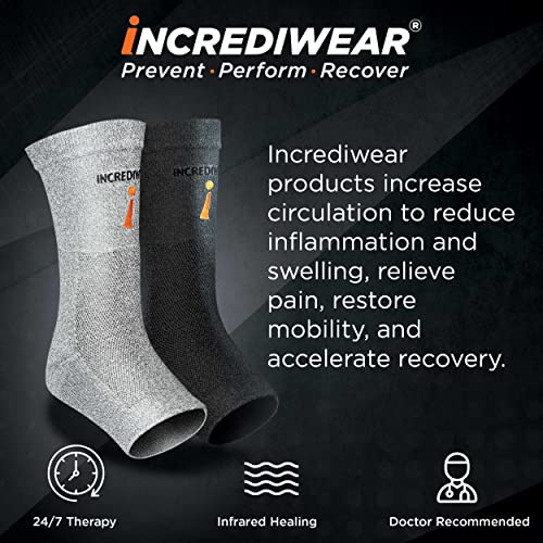 Incrediwear Ankle Sleeve – Ankle Brace for Joint Pain Relief, Sprained Ankle Support, Arthritis, Inflammation Relief, and ...
