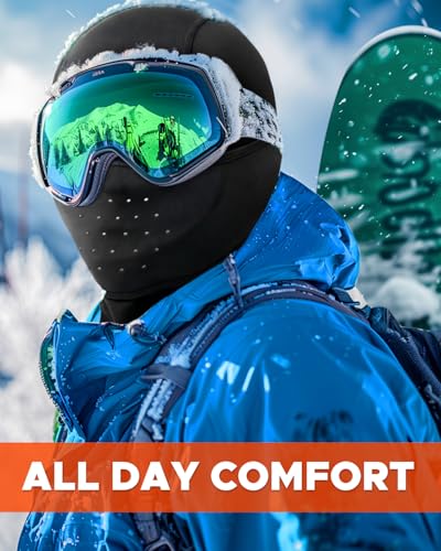Ski Face Shiesty Mask Thermal Winter Balaclava for Men Women-Face Covering Mask for Cold Weather Skiing Motorcycle Fishing