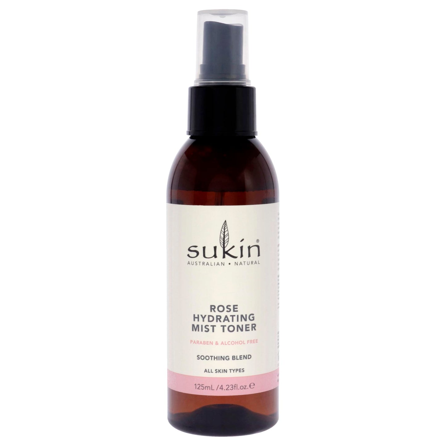 Sukin Rose Hydration Mist Toner, 4.23 Fl Oz