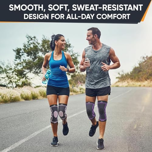 APEXUP Compression Knee Brace for Women, Copper Compression Sleeve for Knee Support, Arthritis Pain Relief, Meniscus Tear,...