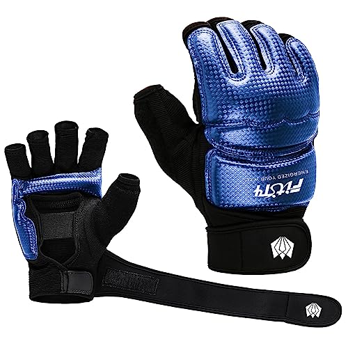 FitsT4 Sports Half Mitts MMA UFC Training Boxing Punch Bag Martial Arts Gloves