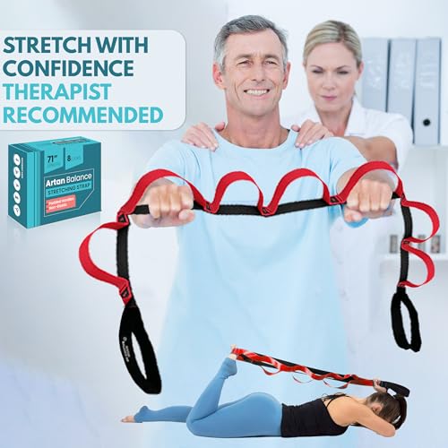 Artan Balance Stretching Straps for Flexibility, Balance, and Leg Stretching – Multiple Styles for Yoga, Ballet, Dance, Gy...