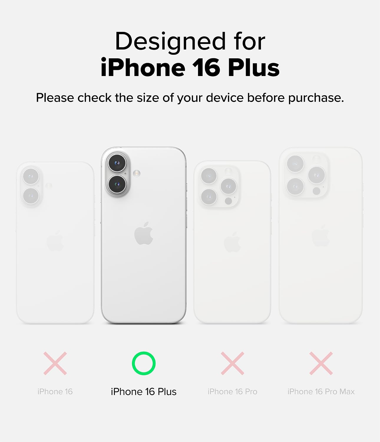 Ringke Fusion [Oil & Dirt Resistant] Compatible With Iphone 16 Plus Case And Compatible With Magsafe, Uv Coating For Scratch & D