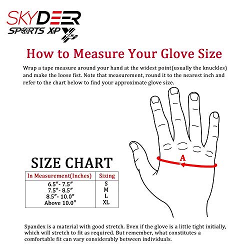 SKYDEER 100% Waterproof and Premium Deerskin Suede Leather Ski Gloves with 150G 3M Thinsulate Lining, Ultra Soft & Durable...
