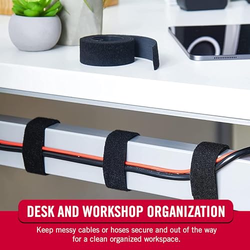 VELCRO Brand Cut to Length Straps Heavy Duty | 45 Ft x 3/4 in | ONE-WRAP Self-Gripping Double Sided Roll | Bundling Ties F...