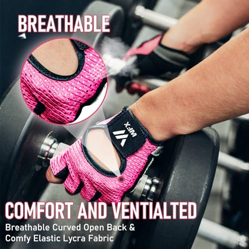 WESTWOOD FOX Weight Lifting Gloves for Men Women Gym Gloves with Wrist Wrap Support for Workout Training Exercise Fitness ...