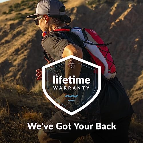 Water Buffalo Hydration Backpack - Lightweight Hydration Pack with 2L Water Bladder - Water Backpack for Hiking, Running, ...