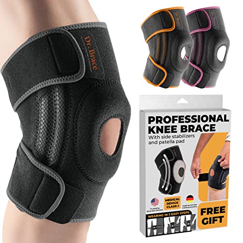 DR. BRACE ELITE Knee Brace with Side Stabilizers & Patella Gel Pads for Maximum Knee Pain Support and fast recovery for me...