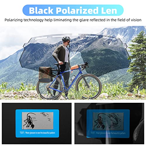 ROCKBROS Polarized Sports Sunglasses for Men Baseball Cycling Sunglasses UV400 Protection for Women Men