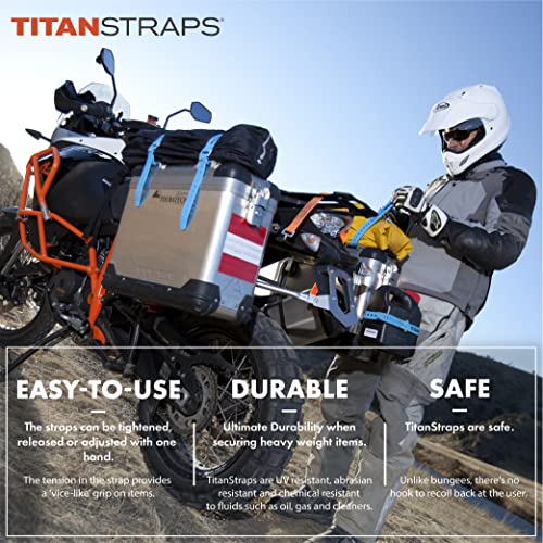 Titan Industrial Straps – Strong & Simple Tie-Downs for Construction (Welders, DIY Home) & 1st Responders – 3 Year Warrant...