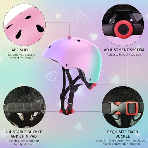 Kids Bike Helmet for 2-3-5-8-14 Ages Girls,Boys,Toddler,Kids and Youth, Ventilation and Impact Resistance Toddler Bike Hel...