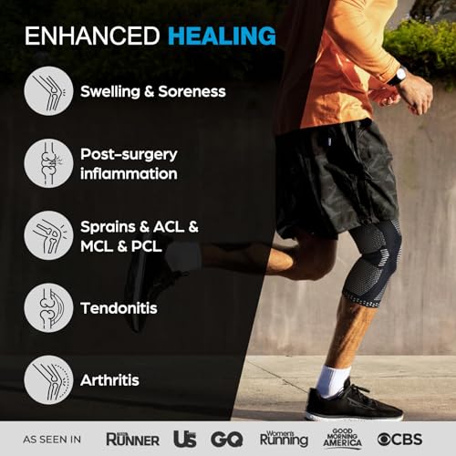 NEENCA Professional Knee Brace for Pain Relief, Medical Knee Support with Patella Pad & Side Stabilizers, Compression Knee...