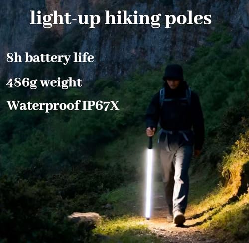The New LED Illuminated Hiking Poles launched in 2026 are Suitable for Night Hiking and All-Weather Exploration. Continuou...