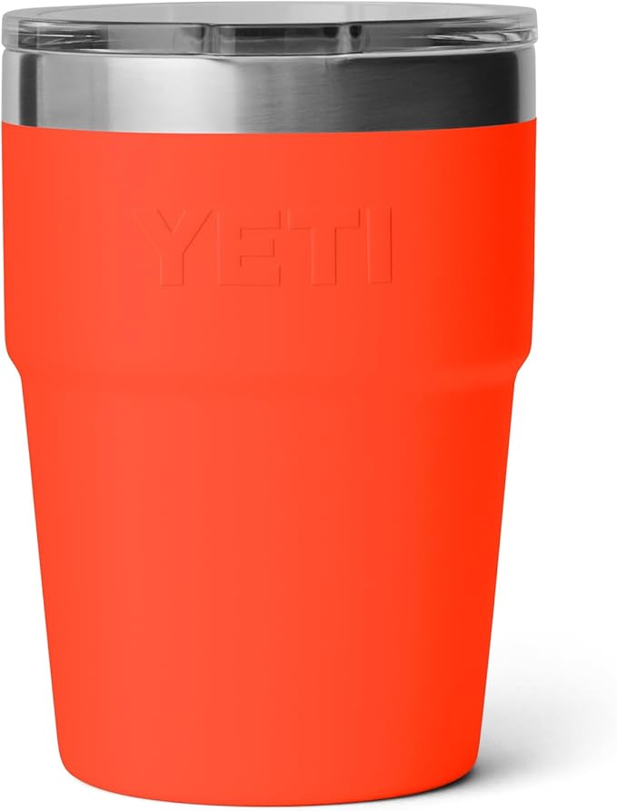 YETI Rambler 16 oz Stackable Tumbler, Vacuum Insulated, Stainless Steel with MagSlider Lid